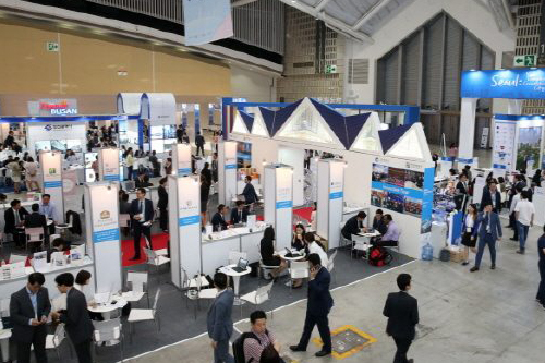 Trade exhibition stand in Oman