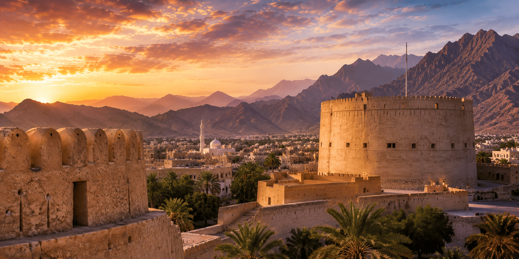 Historic Nizwa Fort and Omani heritage
