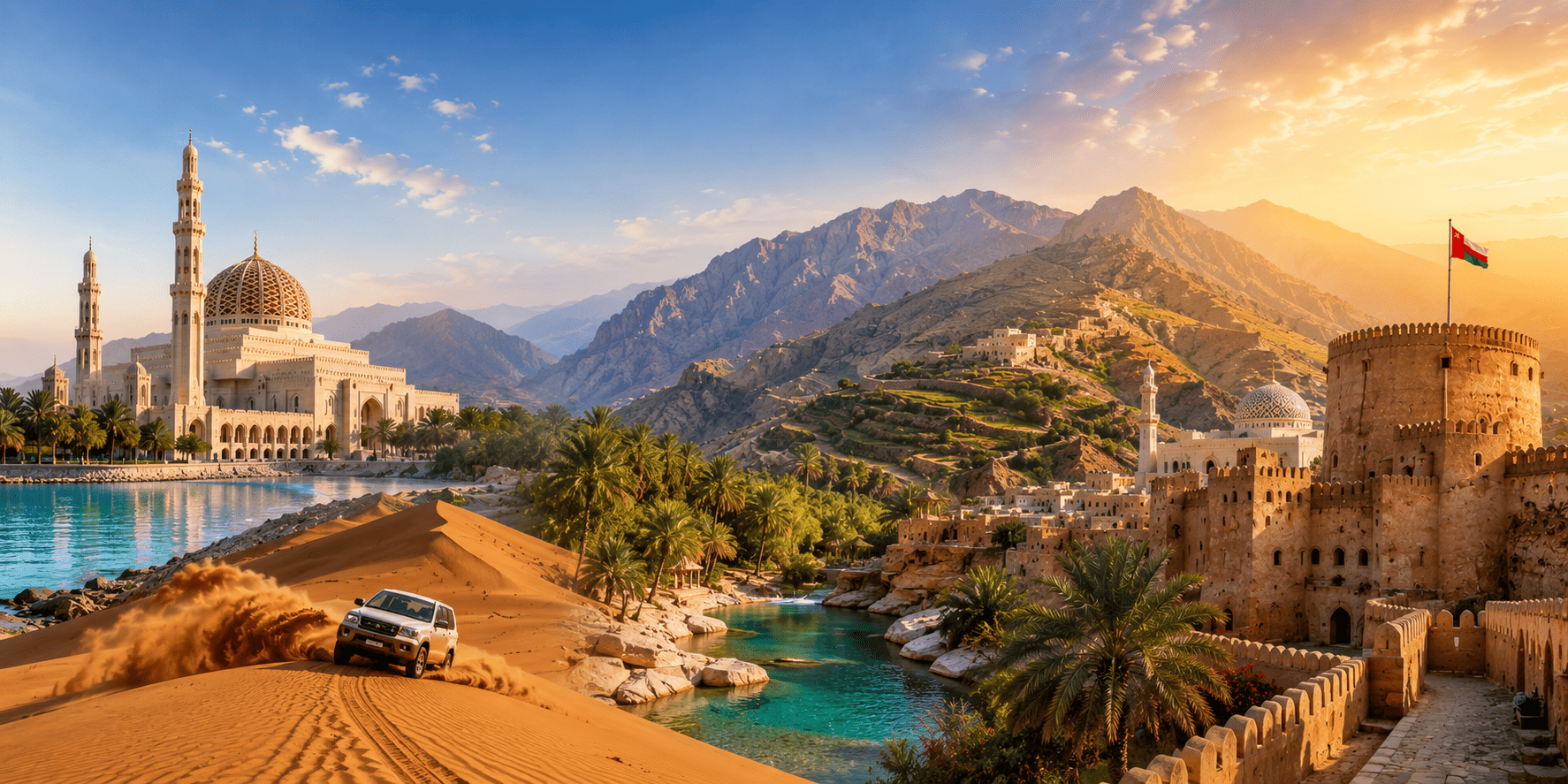 Oman Heritage, Desert & Mountain Adventure